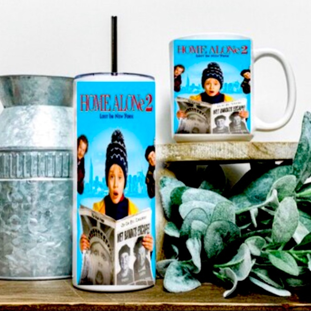 Home Alone Tumblers and coffee mugs